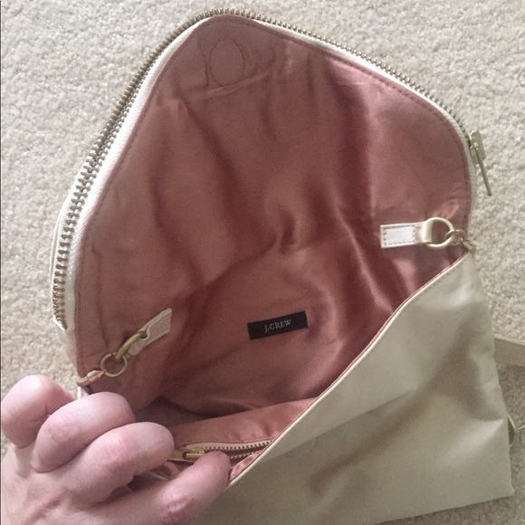J.Crew shoulder purse/clutch in an ivory color - Picture 5 of 5